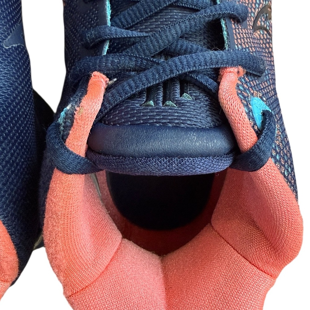 Nike Kyrie 7 Basketball Shoes Sz 8 Blue Green Zoom Air Sneakers Mens Guard Shoes - Picture 12 of 16